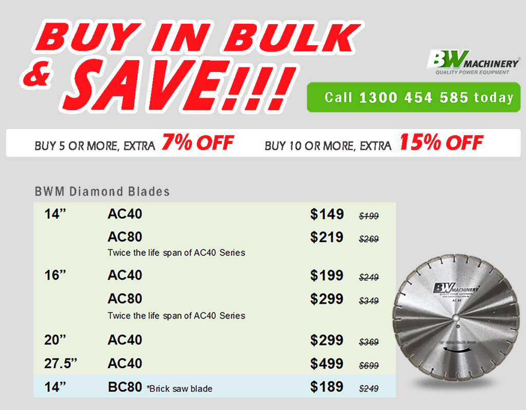 Diamond Blade Bulk Buy