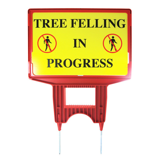 Ga Warning Sign Tree Felling In Progress 1