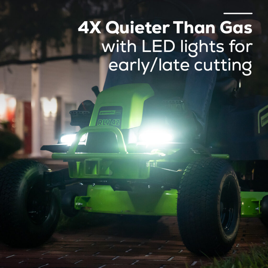 Greenworks 60v Pro 42” Ride On (7400707au) 10